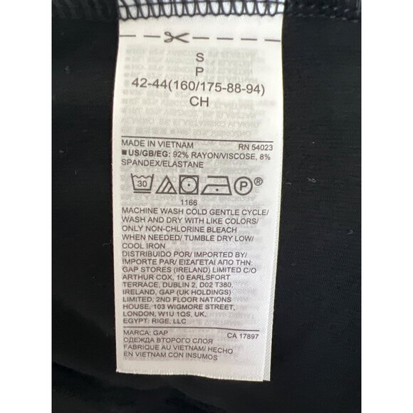 Gap Black Stretchy Leggings Soft & Versatile Rayon & Spandex - Picture 4 of 4